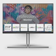 AOC Monitor U32U3CV, 32", 4K, HDMI, DP, USB-C, RJ45, Calma